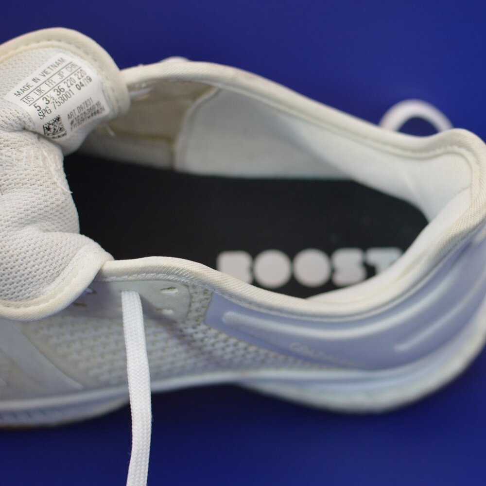 Womens Adidas White Boost Sneakers - Picture 5 of 7